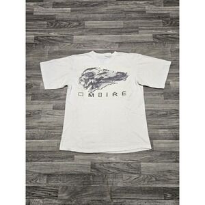 Vintage 90's Aliens Graphic Type White T-Shirt Size Large Single Stitched